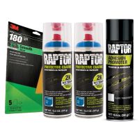 Raptor 2K Blue Spray-On Truck Bedliner Flexible Plastic Aerosol Kit (26.4 oz)