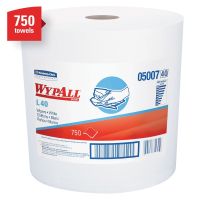 WypAll 05007 L40 Series Jumbo Roll Double Re-Creped Towel (750 Sheets)