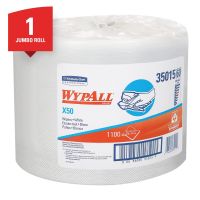 WypAll 35015 X50 Series Hydroknit Jumbo Roll Shop Cloth (1100 Sheets)