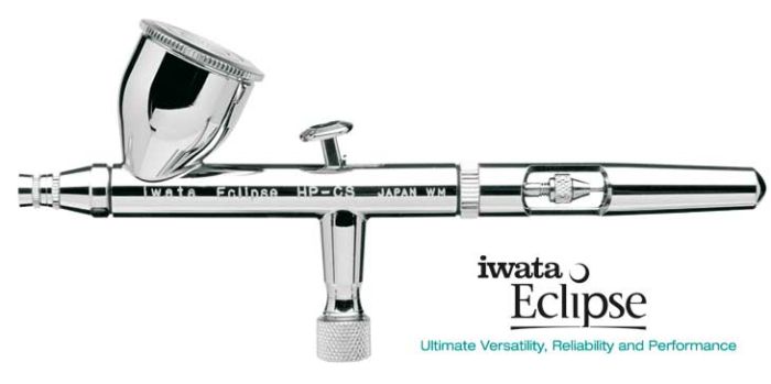 Iwata Eclipse HP-CS Gravity Feed Dual Action Airbrush