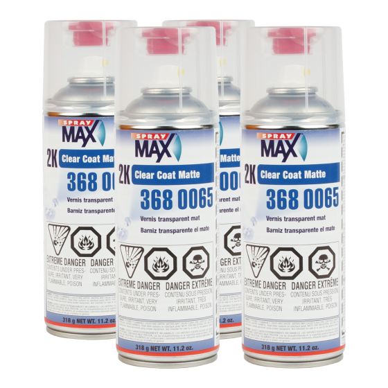 Spraymax 3680061 SprayMax 2K Clear Coat