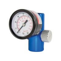 AES Industries 880 Aluminum 1/4 in. Inlet/Outlet Air Regulator with Gauge