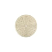 AES Industries K-158 8 in. Diameter Cotton Buffing Wheel