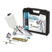 Anest Iwata 9276 HVLP Gravity Paint Spray Gun Kit with 1.5 1.8 mm Nozzles