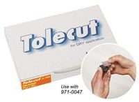 Tolecut Touch Up Orange Stickon Dry Sanding Sheets Grade K-1200 (25/Box)