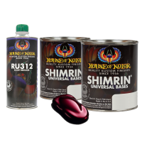 House Of Kolor KBC06-Q01 Burgundy Kandy Basecoat 2 Quart Kit + Slow Reducer