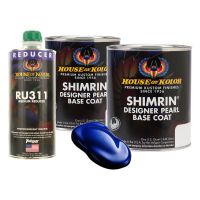 House Of Kolor C2C-PBC36 Designer Pearls Trublue Basecoat 2 Quart Kit + Med Reducer