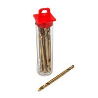 AES Industries 261 High Speed Steel 1/8 in. Stubby Drill Bit (12 ct)