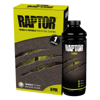 U-POL Raptor 1 Liter Tintable Urethane Spray-On Truck Bed Liner Kit