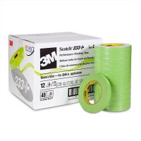 Scotch Performance 233+ 18 mm Green Masking Tape (48 Rolls)