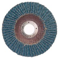 Charger R822 Series Conical Flap Disc 4 1/2 in P36 Grit Blue