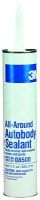 3M All-Around White Autobody Sealant 1/10 Gallon (10.3 fl oz)