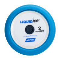 LIQUID Ice Cutting Pad 8 in Hook and Loop Foam Pad Blue