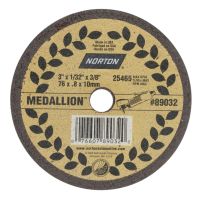 Medallion Type 01/41 3 in Cut Off Wheel 3/8 in Center Hole (5 ct)
