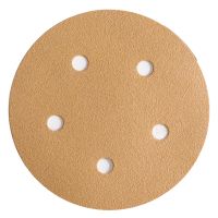 Sunmight Gold 5 in. 5 Hole Velcro Disc 220 Grit (50/Box)