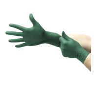 Dura Flock Flock-Lined Nitrile  Industrial-Grade Gloves - Large (50/Box)