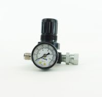 Gun Mounted Air Regulator with Analog Gauge 160 psi