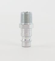 Quick Disconnect Stem 1/4 in MNPT 230 psi Natural Steel
