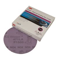 Trizact Hookit 3 in. P1500 Grit Clear Coat Sanding Disc 471LA (25/Box)