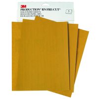 Gold 9 in. x 11 in. P400 Grit Abrasive Sanding Sheet (50/Box)
