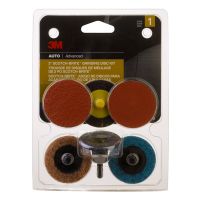 3M 03050 Scotch-Brite Assorted 2 in. 36/80/120 Grit Grinding Disc Kit