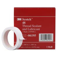Scotch 06195 48 Series Premium 260 x 1/2 in. Thread Sealant and Lubricant Tape
