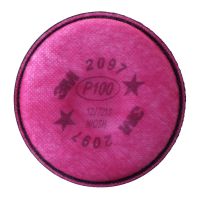 3M Particulate Filter P100 with Nuisance Level Organic Vapor Relief (2 Filters)