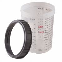 3M Large PPS Paint System Cup and Collar 28 oz 850 mL (4 ct)