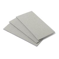 3M Trizact Hookit 2 3/4 in. x 5 1/2 in. 3000 Grit Foam Sheets (15/Box)