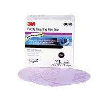 Hookit 3 in. 800 Grit Purple Finishing Film Sanding Disc (50/Box)