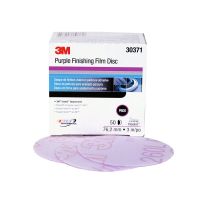 Hookit 3 in. 600 Grit Purple Finishing Film Sanding Disc (50/Box)