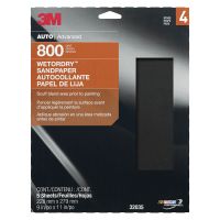 Wetordry 800 Grit 9 x 11 in. Sanding Abrasive Sheet (5/Box)