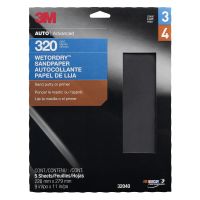 Wetordry 320 Grit 9 x 11 in. Sanding Abrasive Sheet (5/Box)