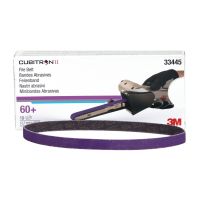 3M 33445 Cubitron II Purple 1/2 in. x 18 in. 60 Grit File Sanding Belt (10 ct)