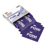 3M Hookit Flexible Abrasive Hand Sheet 270J P1200 5.5 in x 6.8 in (25 Sheets)