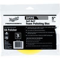 Meguiar's Soft Buff DFP5 Dual Action Polishing Disc 5 in. Hook & Loop Foam Pad