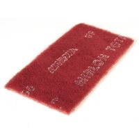 Mirlon Total Very Fine Red 4-1/2in. x 9in. Scuff Pad (25/Box)