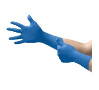 SafeGrip Powder-Free Extended Cuff Latex Disposable Gloves - Medium (50/Box)