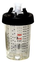 3M PPS 16121 Mini High Output Pressure Hard Cup 180 mL for HGP Spray Gun (Each)