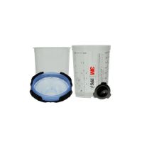 3M PPS Series 2.0 Spray Cup System Kit Midi (13.5 fl oz/400 mL) 125 Micron Filter