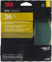 Stikit 36 Grit 6 in. Sanding Disc (5/Pack)