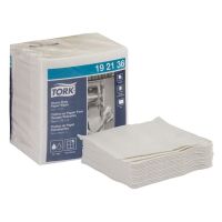 Tork 192136 Heavy Duty 1/4 Double Re-Creped Paper Fold Wiper (56 Sheets)