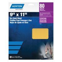 Norton Gold Reserve 00633 P80 Grit Coarse Grade Sanding Sheet (5 ct)