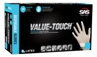 Value-Touch Latex Powdered Disposable Gloves Small (100/Box)
