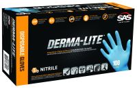 Derma-Lite Powder-Free Nitrile Disposable Gloves (X-Large)