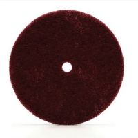 3M 77225 Scotch-Brite Hook & Loop 80 Grit 6 in. Clean and Finish Disc (10/Pack)