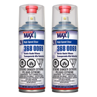 SprayMax 3680069 2K High Speed Clear Coat Aerosol 11.3 oz (2 Pack)