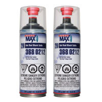 2K Hot Rod Satin Black 12 oz. (2 Pack)