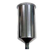 Spray Cup with Lid 125 cc Capacity Aluminum for HVLP Spray Guns