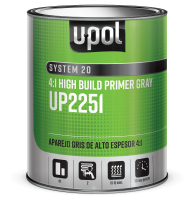 2K 4:1 High-Build Gray Urethane Primer (1 Liter)